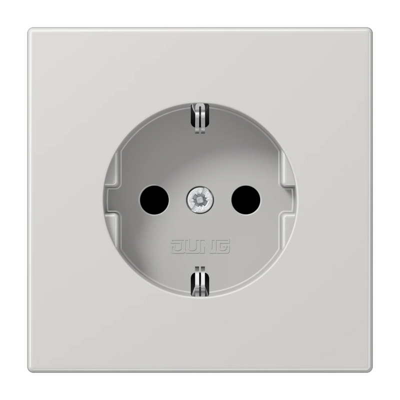 Chargez l'image dans la visionneuse de la galerie, Tomada SCHUKO® Safety Plus em Duroplástico Cinzento Claro LS JUNG

