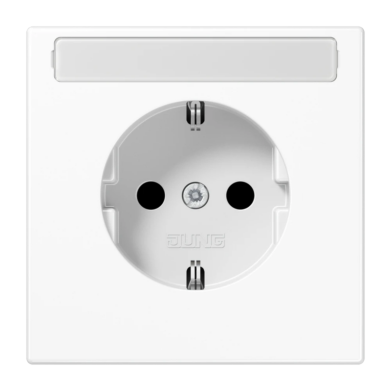 Load image into Gallery viewer, Tomada SCHUKO® com Campo de Inscrição Branco LS1520KINAWW JUNG
