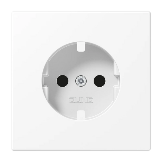 Placa Central para Bases de Tomada SCHUKO® Safety Plus Branco Mate LS1520KIPLWWM JUNG