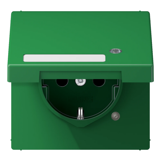 Tomada SCHUKO® com Indicação de Funcionamento Verde LS1520NAKLKOGN JUNG