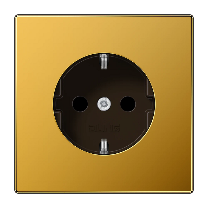 Cargue la imagen en el visor de la galería, Tomada SCHUKO® com Revestimento em Ouro Verdadeiro LS1521KIGGO JUNG
