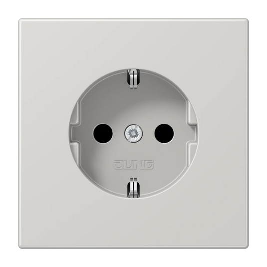 Tomada SCHUKO® 16 A 250 V Duroplástico Cinzento Claro LS JUNG
