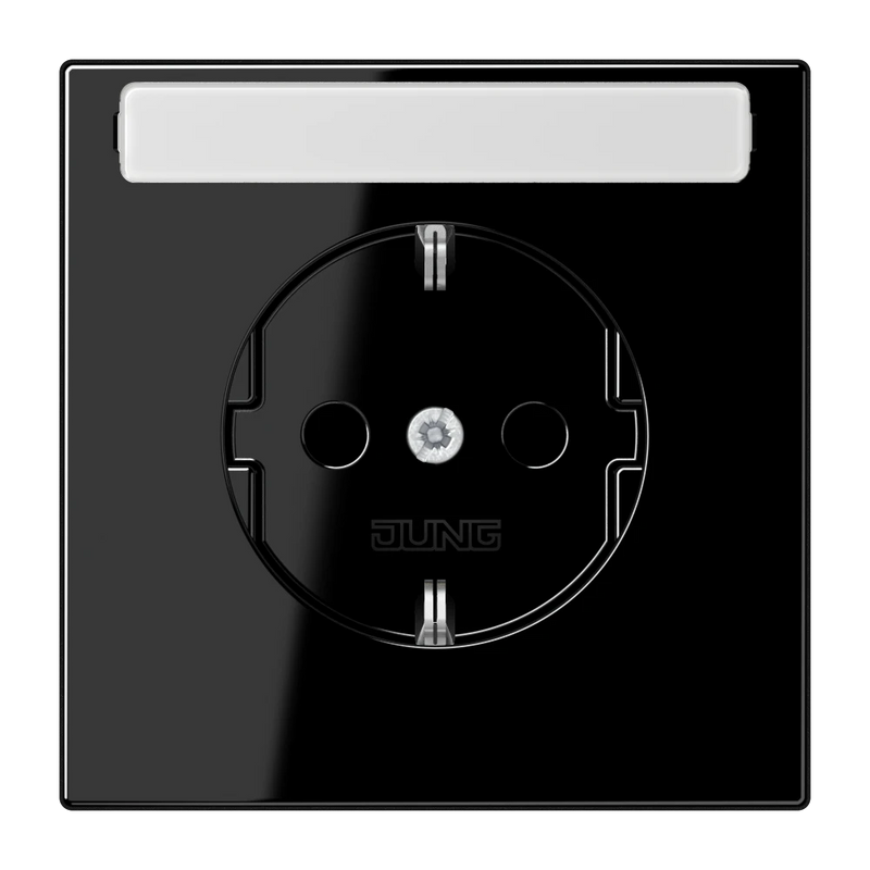 Chargez l'image dans la visionneuse de la galerie, Tomada SCHUKO® 16 A 250 V com Campo de Inscrição Preto LS1521KINASW JUNG
