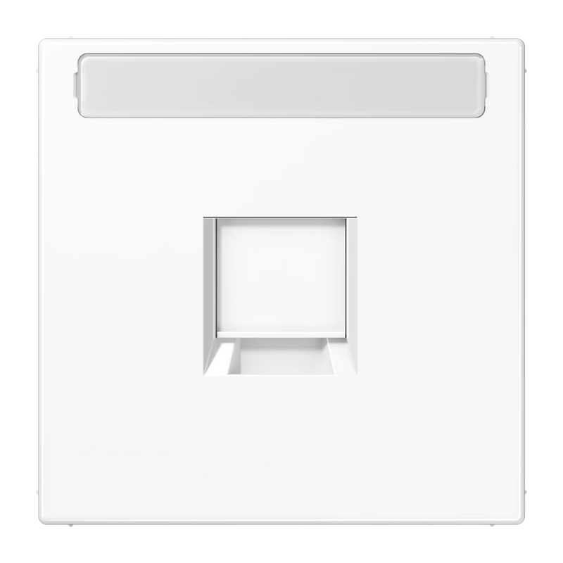 Load image into Gallery viewer, Placa central para conectores RJ com campo de inscrição LS JUNG
