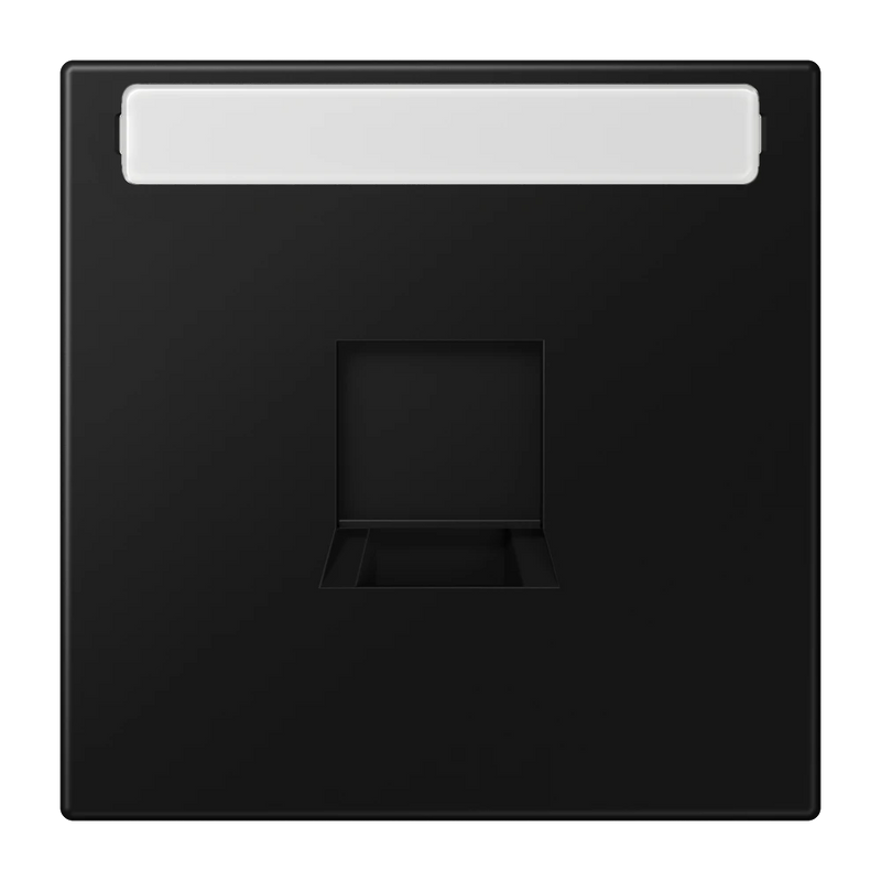 Load image into Gallery viewer, Placa central para conectores RJ UMA-CAT6A cinzento claro JUNG
