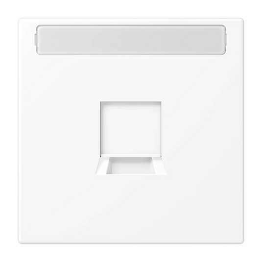 Placa central para conectores RJ UMA-CAT6A cinzento claro JUNG