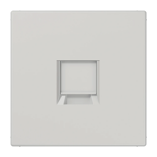 Placa central para conectores RJ UMA-CAT6A cinzento claro LS JUNG