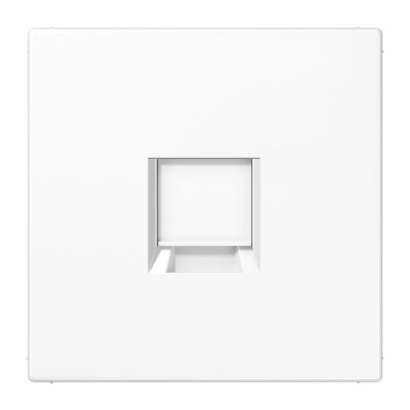 Load image into Gallery viewer, Placa central para conectores RJ UMA-CAT6A branco LS JUNG
