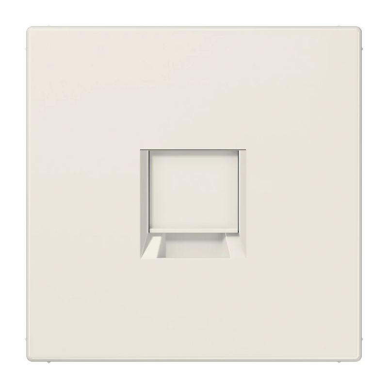 Load image into Gallery viewer, Placa Central para Conectores RJ UMA-CAT6A Preto LS JUNG
