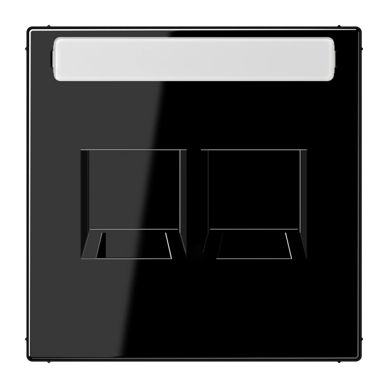 Cargue la imagen en el visor de la galería, Placa central para conectores RJ 2x LS JUNG
