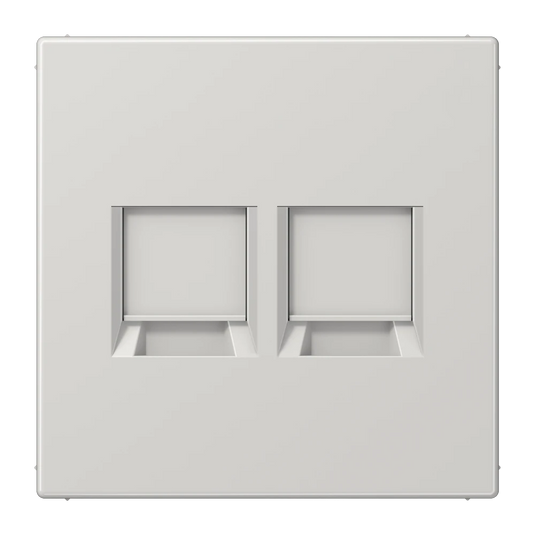 Placa central para conectores RJ 2x LS JUNG