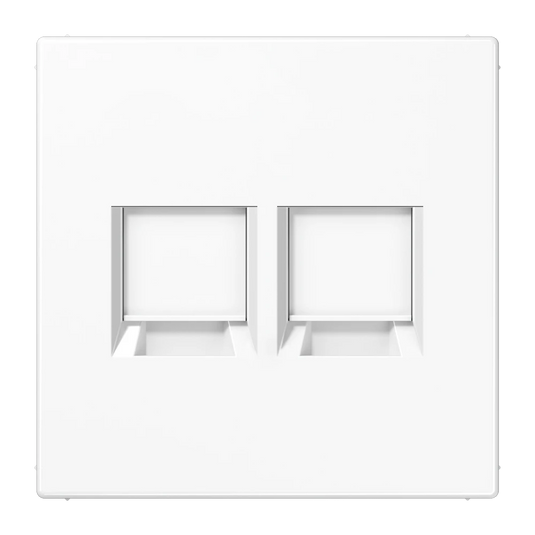 Placa central para conectores RJ 2x LS JUNG