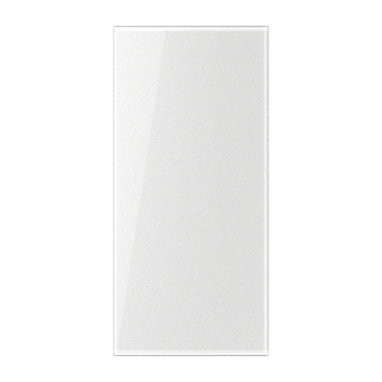 Placa transparente com tira branco-pérola F50 JUNG