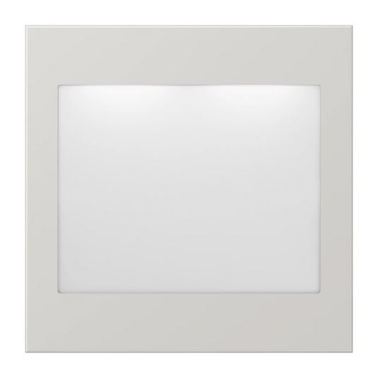 Placa de LED branco e azul Série LS light grey JUNG