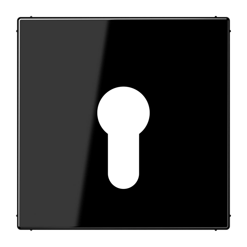 Load image into Gallery viewer, Capa para Interruptor de Chave Preto LS JUNG
