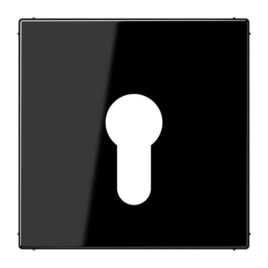 Capa para Interruptor de Chave Preto LS JUNG