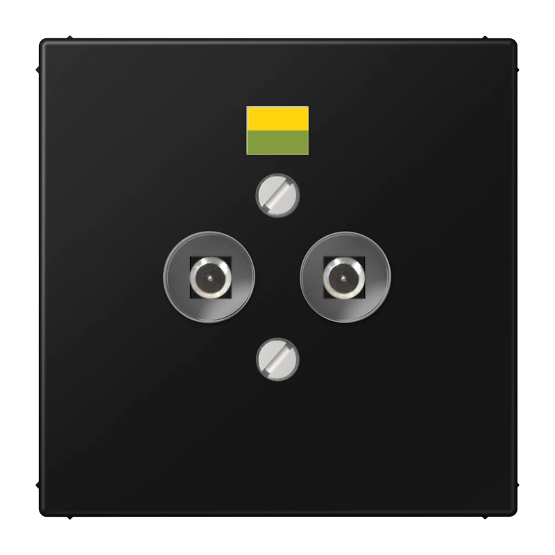 Chargez l'image dans la visionneuse de la galerie, Tomada de Equalização de Potencial em Duroplástico Preto LS JUNG
