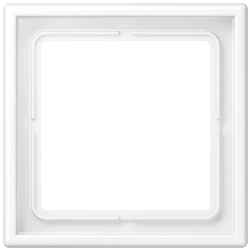 Carregue imagem no visualizador da galeriaAro simples branco mate LS 990 JUNG

