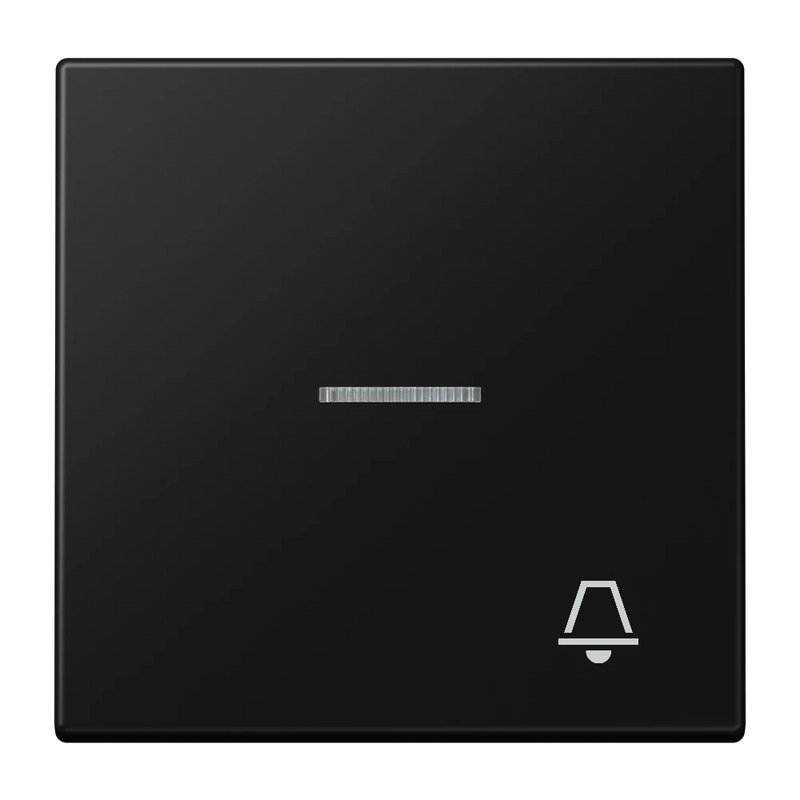 Chargez l'image dans la visionneuse de la galerie, Tecla simples símbolo campainha com visor preto mate LS JUNG
