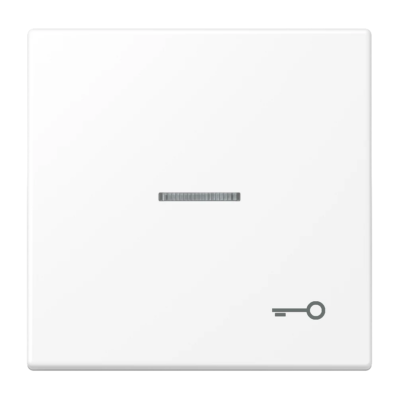 Chargez l'image dans la visionneuse de la galerie, Tecla simples símbolo porta com visor branco mate LS JUNG
