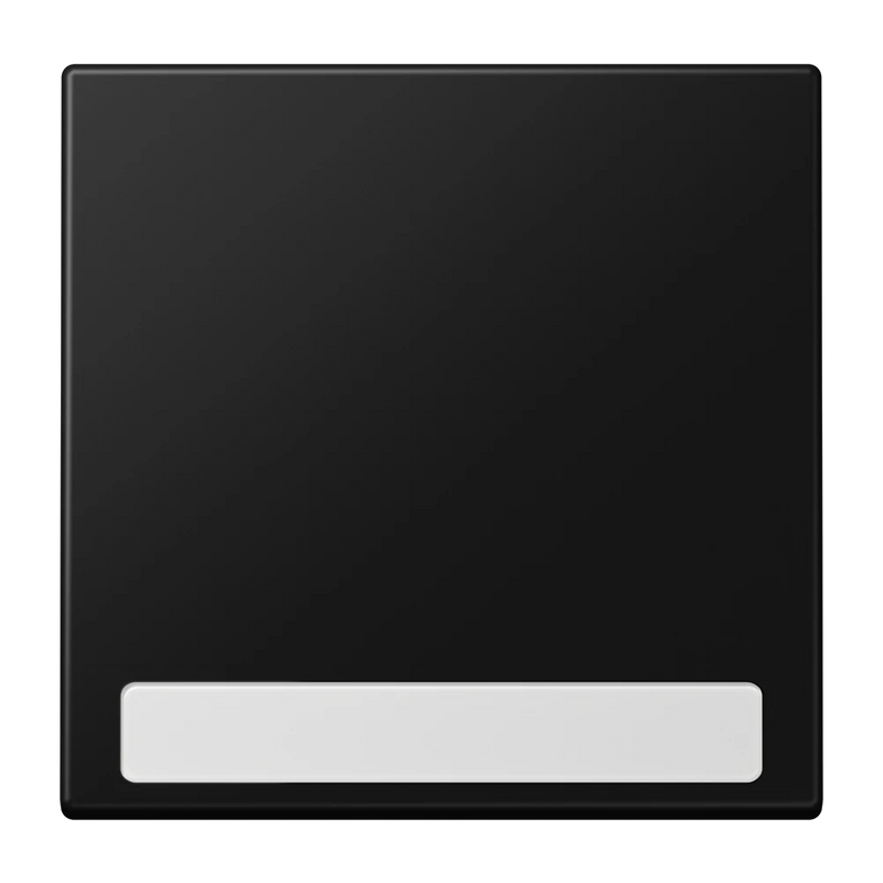 Load image into Gallery viewer, Tecla simples com campo de inscrição preto mate LS JUNG
