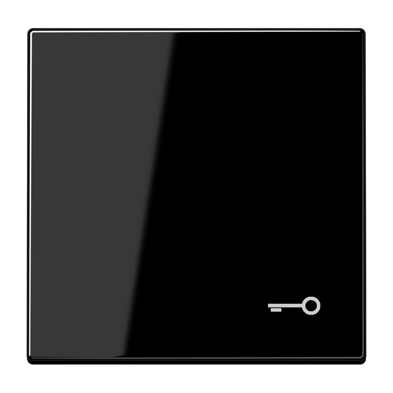 Chargez l'image dans la visionneuse de la galerie, Tecla simples símbolo porta preto LS JUNG
