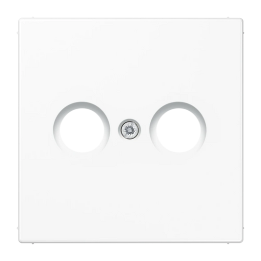 Capa para tomadas de antena branco LS JUNG