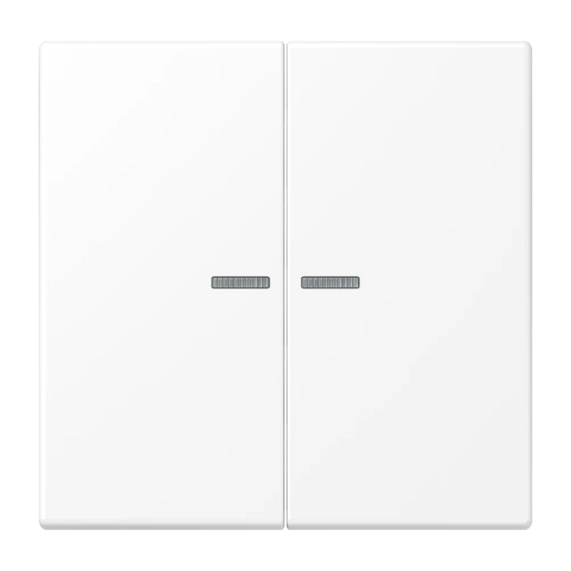 Load image into Gallery viewer, Tecla duplo com visor branco mate LS JUNG
