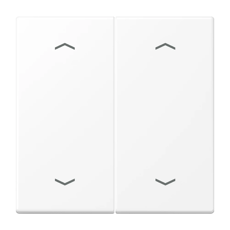 Load image into Gallery viewer, Tecla duplo com símbolos de seta branco mate LS JUNG
