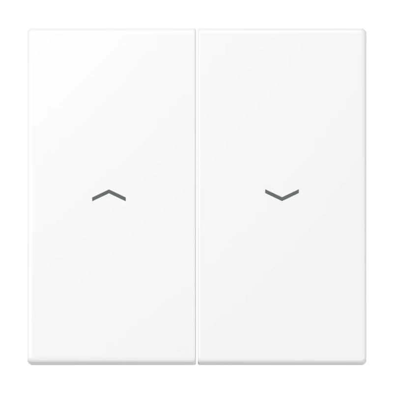 Load image into Gallery viewer, Tecla duplo com símbolos de seta branco mate LS JUNG
