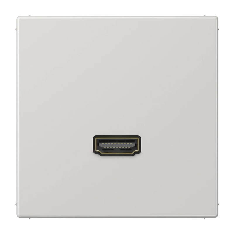 Load image into Gallery viewer, Adaptador HDMI em Termoplástico Cinzento Claro Série LS JUNG
