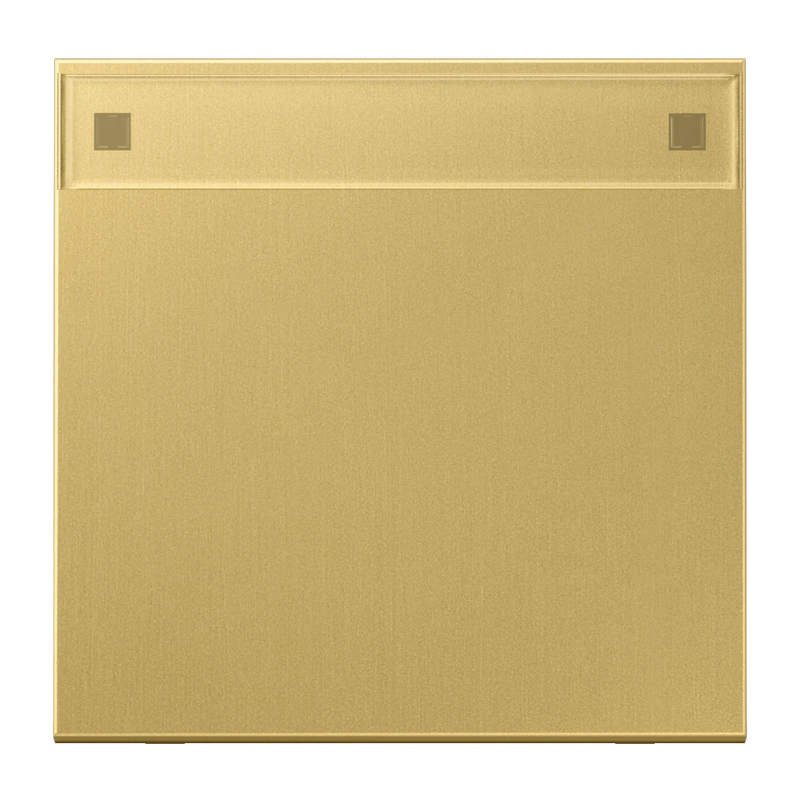Load image into Gallery viewer, Tecla simples com campo de inscrição latão classic Série LS JUNG
