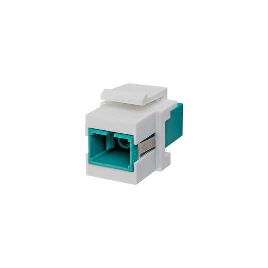 Conector keystone para fibra ótica aqua SCOM3AQ JUNG
