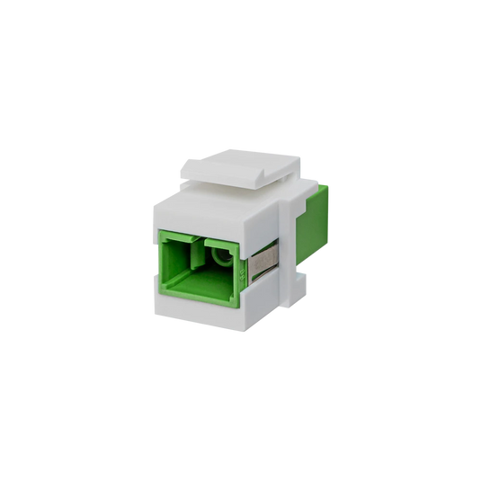 Conector keystone para fibra ótica verde SCOS2GN JUNG