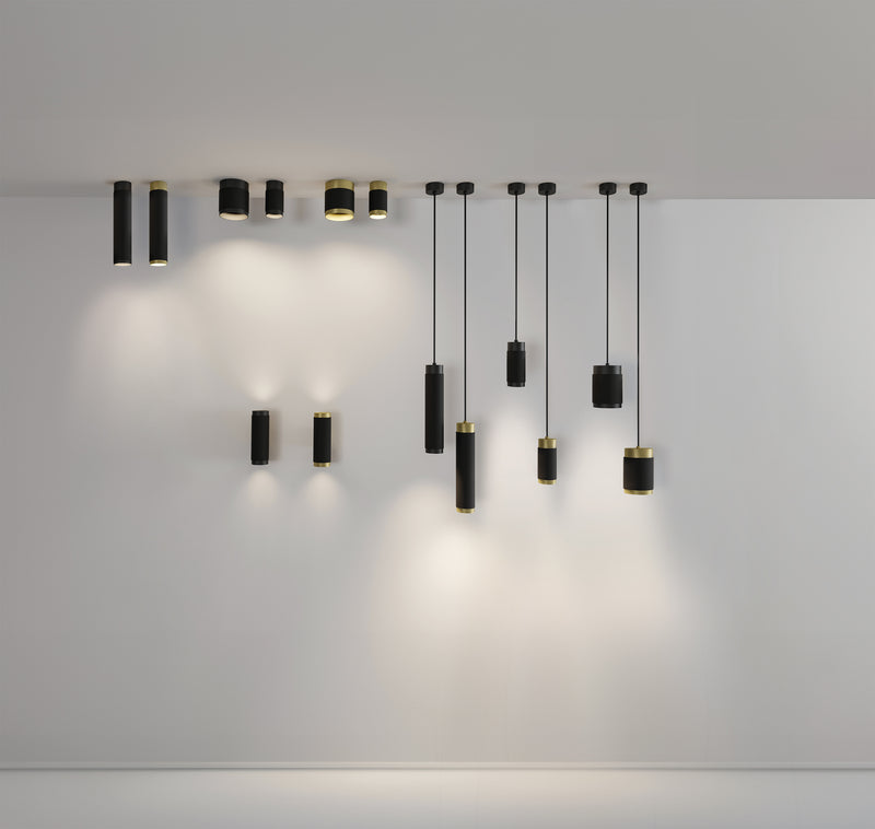 Chargez l&#39;image dans la visionneuse de la galerie, Applique murale LED Cob en aluminium noir
