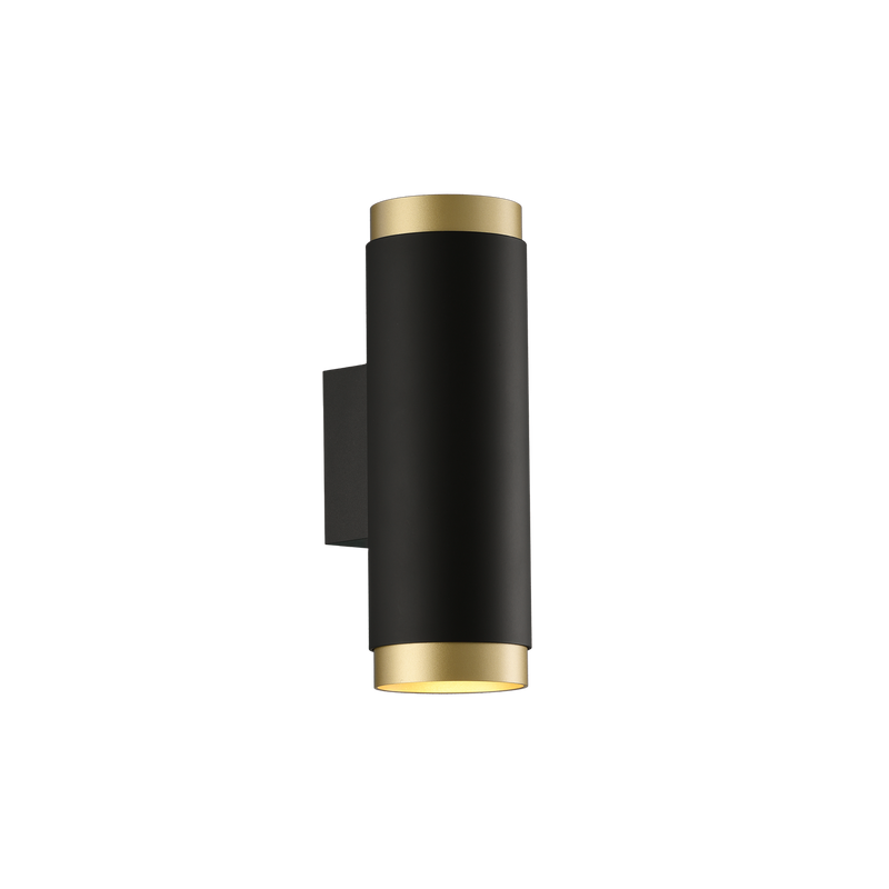 Load image into Gallery viewer, Cob Led Wall Light, aluminum, in Black and Gold
