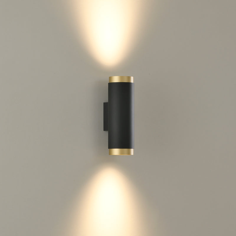 Load image into Gallery viewer, Cob Led Wall Light, aluminum, in Black and Gold
