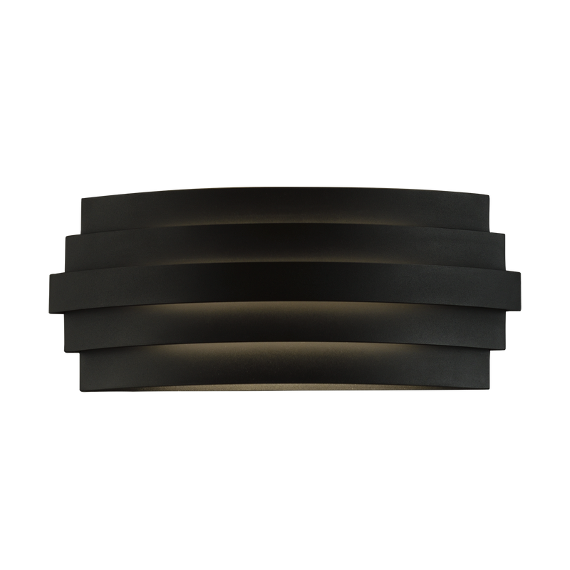 Carregue imagem no visualizador da galeriaAplique de Parede LED em preto - Temperatura de cor ajustável
