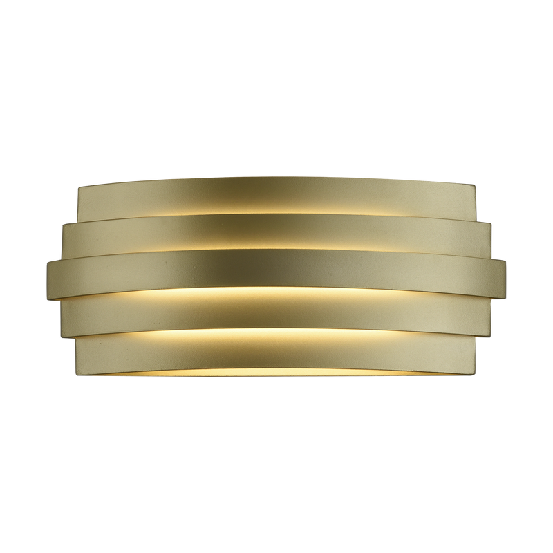 Chargez l&#39;image dans la visionneuse de la galerie, Applique murale LED dorée - Température de couleur réglable
