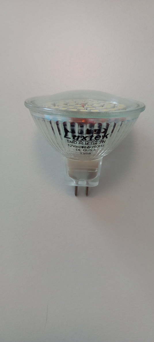 Lâmpada led Luxtek GU 5.3 - 12v -3w -260 lm