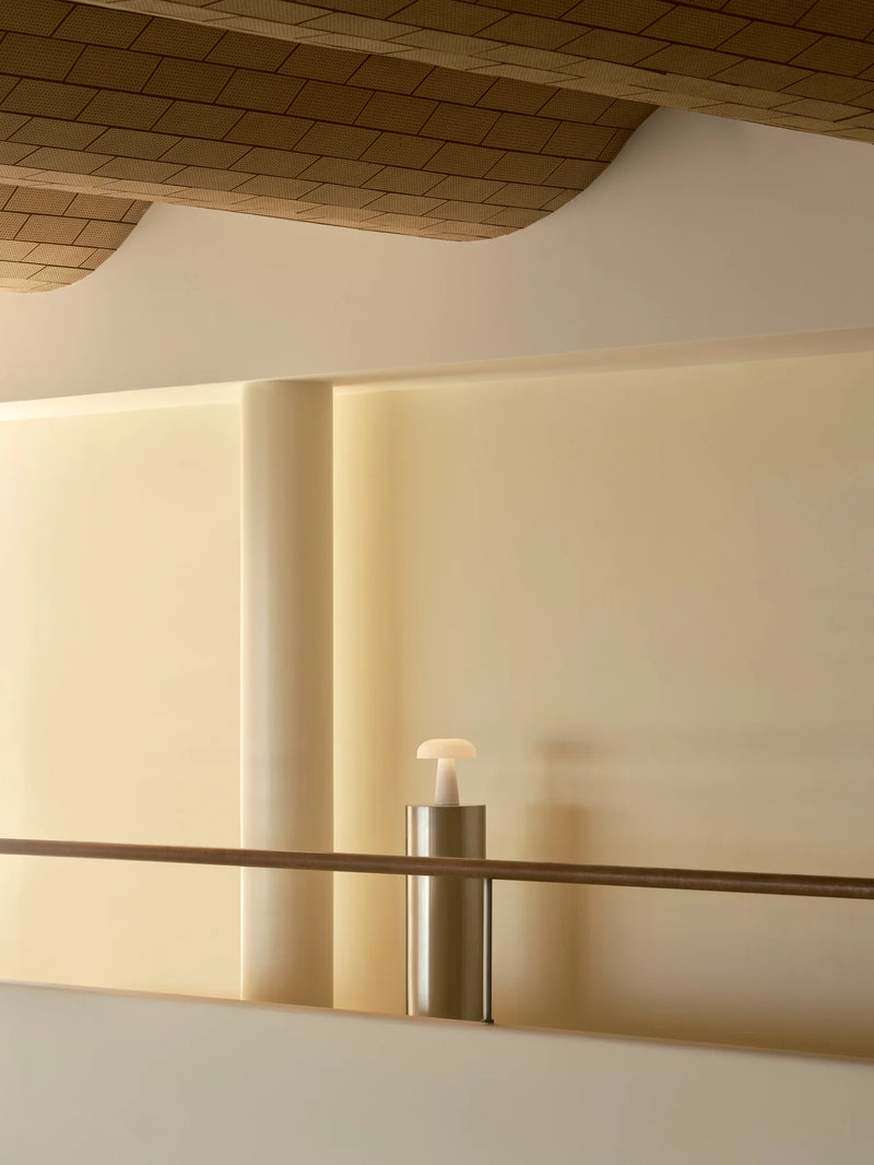 Load image into Gallery viewer, Glossy white mini table lamp - Nordlux
