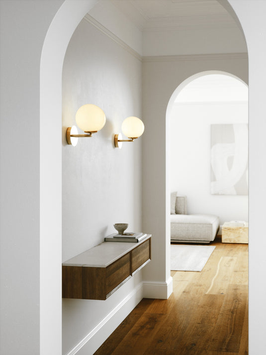 Candeeiro de parede dourado Shapes - Nordlux