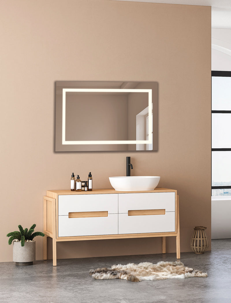 Load image into Gallery viewer, Mirror with 3000k LED light, 1100x700
