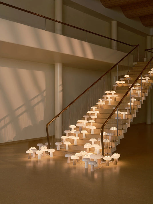 Glossy white mini table lamp - Nordlux