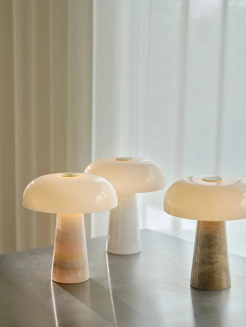 Load image into Gallery viewer, Glossy white mini table lamp - Nordlux
