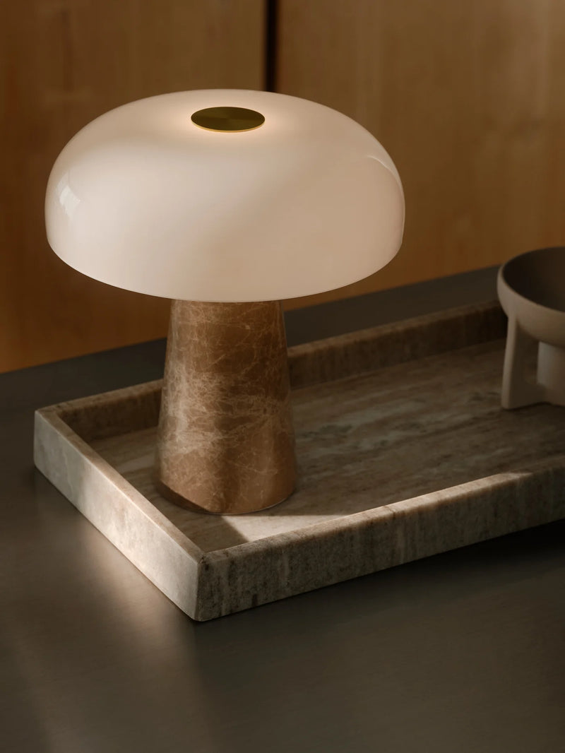Load image into Gallery viewer, Glossy beige mini table lamp - Nordlux
