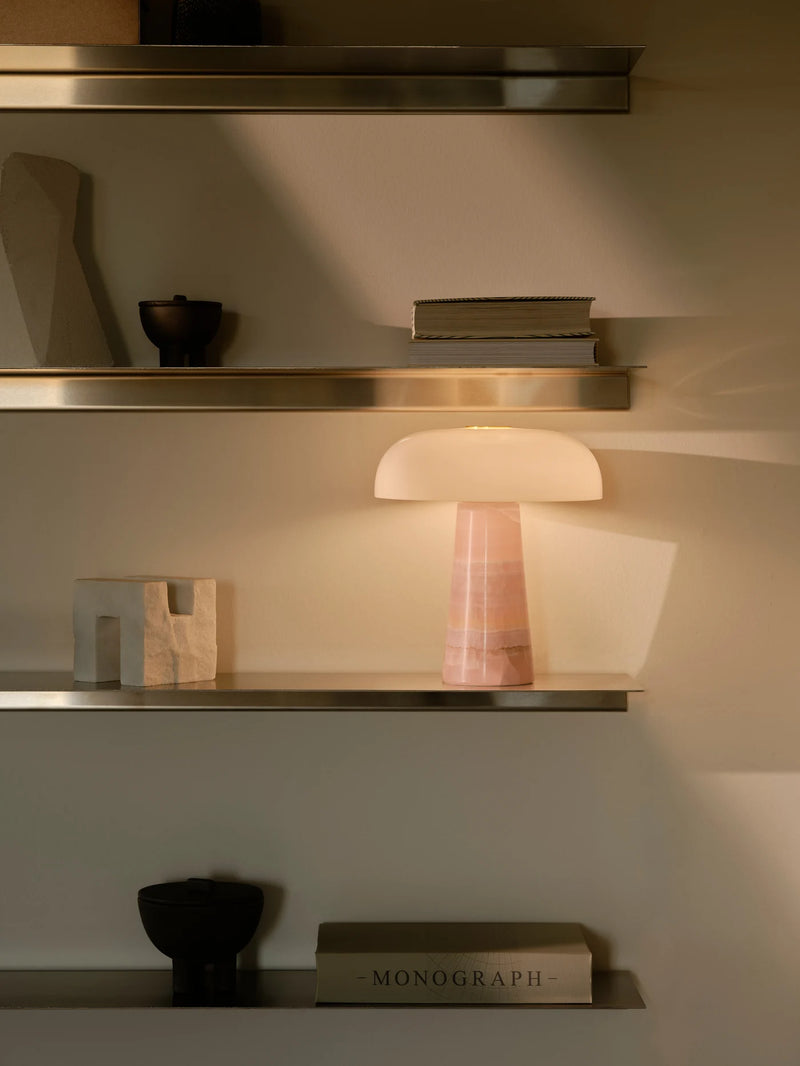 Load image into Gallery viewer, Pink Jade Stone Table Lamp - Glossy Mini - Nordlux
