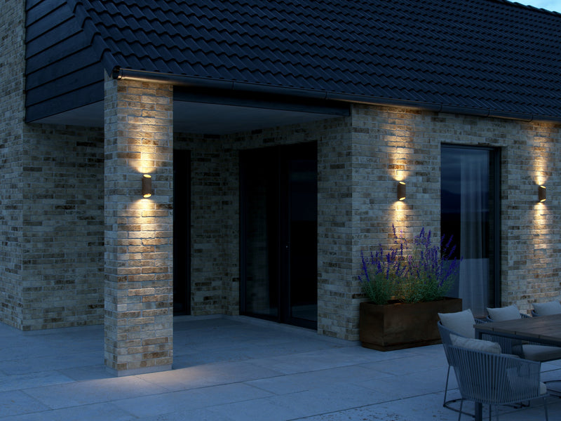 Carregue imagem no visualizador da galeriaAplique de parede exterior, em alumínio cor de ferrugem, Nico Round 22 - Nordlux
