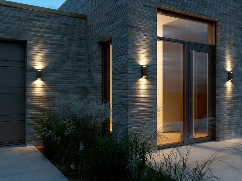 Carregue imagem no visualizador da galeriaAplique de parede exterior, em alumínio cor de ferrugem, Nico 22 - Nordlux
