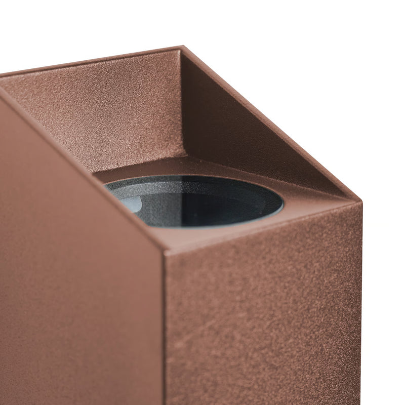 Carregue imagem no visualizador da galeriaAplique de parede exterior, em alumínio cor de ferrugem, Nico 22 - Nordlux
